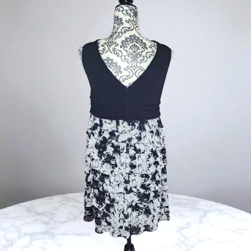 BELLISSIMA Black & White Cocktail Dress - 16 - Picture 5 of 9